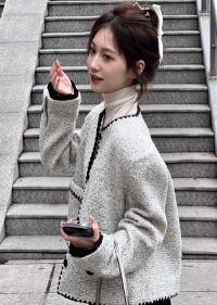 패션핏 소장룩 잇템 여성 패션 트위드자켓